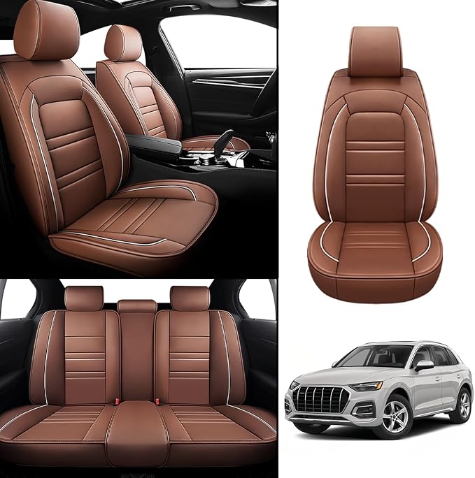 Seat Covers for Audi q5 2009-2025 | 5-Seats Leather Seat Covers - Image 2