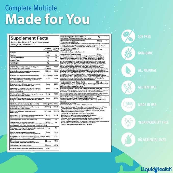 LIQUIDHEALTH Complete Multiple & Prenatal/Postnatal Multiple Liquid Vitamin - Image 5