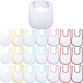 Geyoga 20 Pieces Sublimation Blanks White Bibs by Geyoga