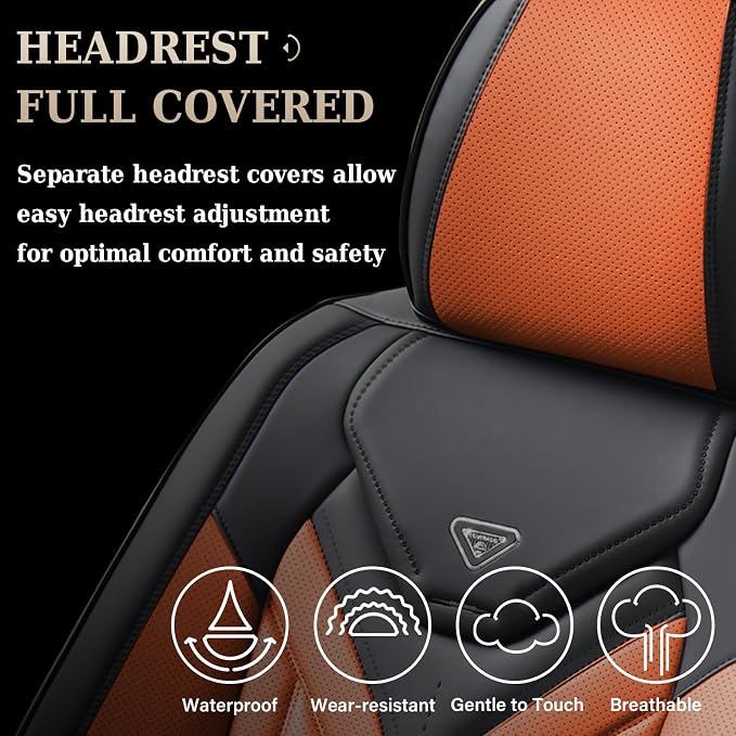 Coverado Seat Covers, Car Seat Covers Front Seats, Leather Seat Covers - Image 4