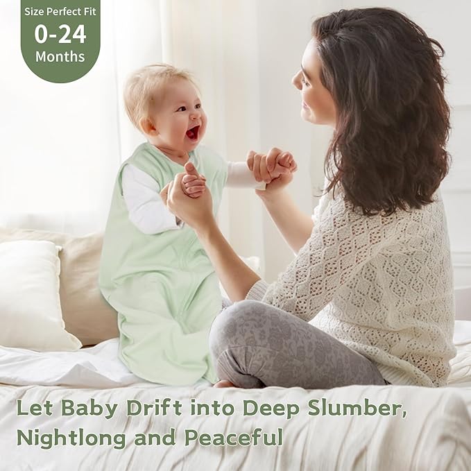 Baby Sleep Sack 0-6 Months, 100% Cotton TOG 0.5 Wearable Blanket - Image 7