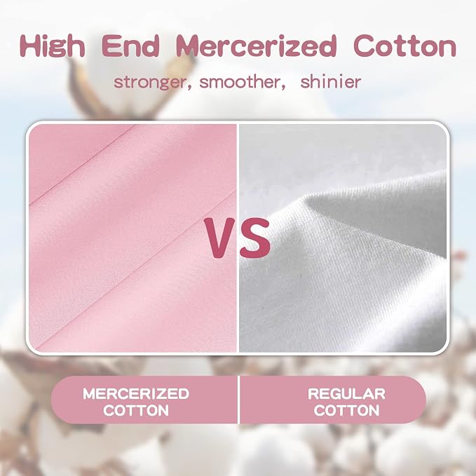 Organic Cotton Toddler Pillowcase 2 Pack, 14 x 20 Travel Pillow Case Cover - Image 2