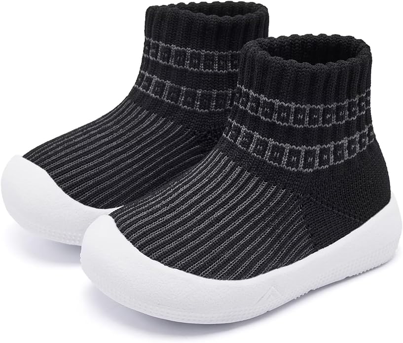 Eashi Baby Boy Girl Non-Skid Indoor Infant Walking Shoes Breathable Warm by EashiShoes