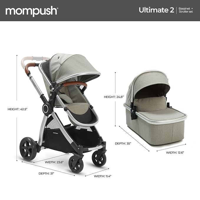 Mompush Ultimate 2 Baby Stroller - Image 3