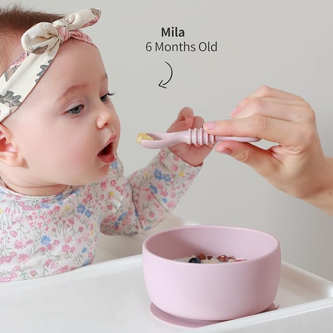 SAMiGO Silicone Baby Bowl and Spoon Set - Image 4
