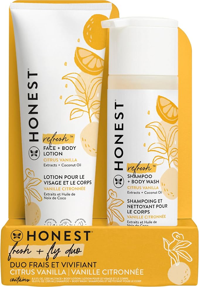 The Honest Company 2-in-1 Cleansing Shampoo and Body Wash and Face and Body by TheHonestCompany