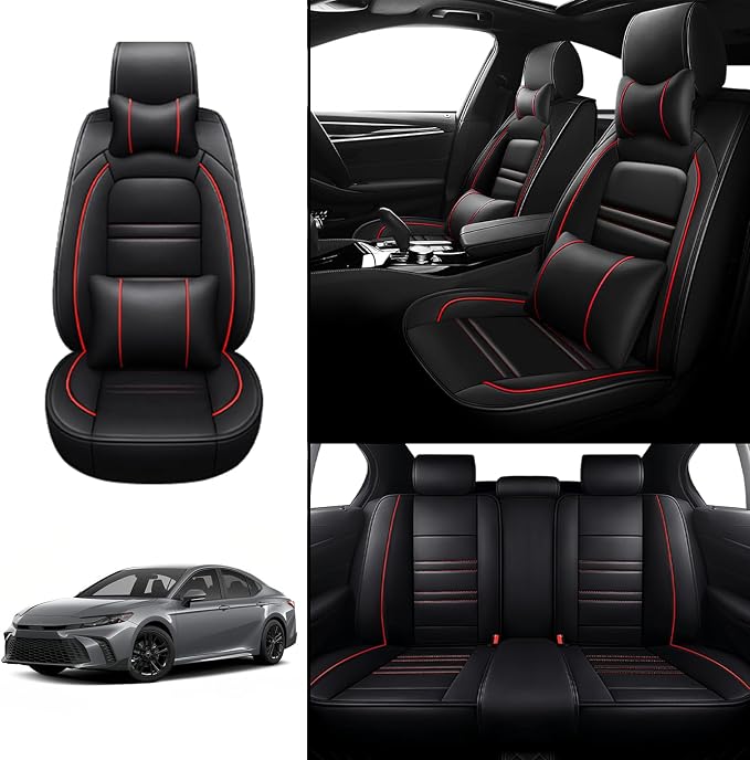 Car Seat Covers for Toyota Camry 2002-2025 | 5-Seats Seat Covers, Waterproof - Image 2
