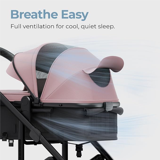 newyoo Baby Stroller, Nestro 516M, Infant Bassinet Strollers w - Image 5