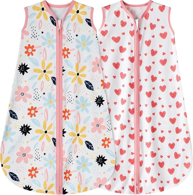 Newborn Sleep Sack Baby Swaddle, 0-12 Months, 3-Way Adjustable Wearable Blanket by BSTOPPT