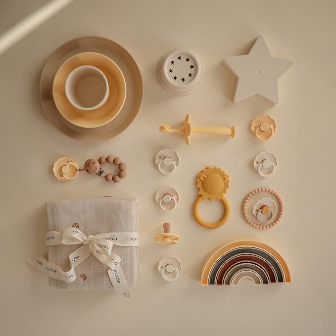 mushie Round Dinnerware Plates for Kids | Made in Denmark - Image 7