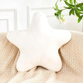 White Star Throw Pillow, Cute Star Pillow Room Decor, Soft 19.6" Star Shaped by XVTRU