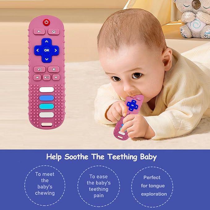 Baby Teething Toys, Food Grade Silicone Teether - Image 5