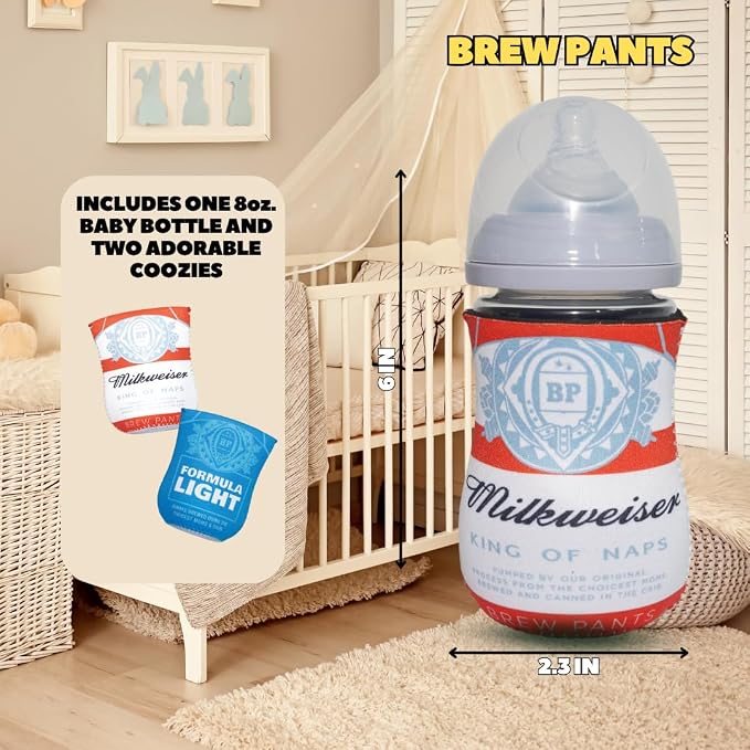 American Beer Themed Coozies for Baby Bottles - Image 2