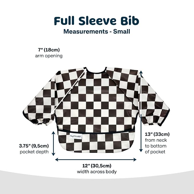 Tiny Twinkle Long Sleeve Bib for Babies & Toddlers – Waterproof Smock Bib for - Image 7