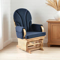 Rubber Wood Gliding Rocking Chair by %E2%80%8EAkucvor