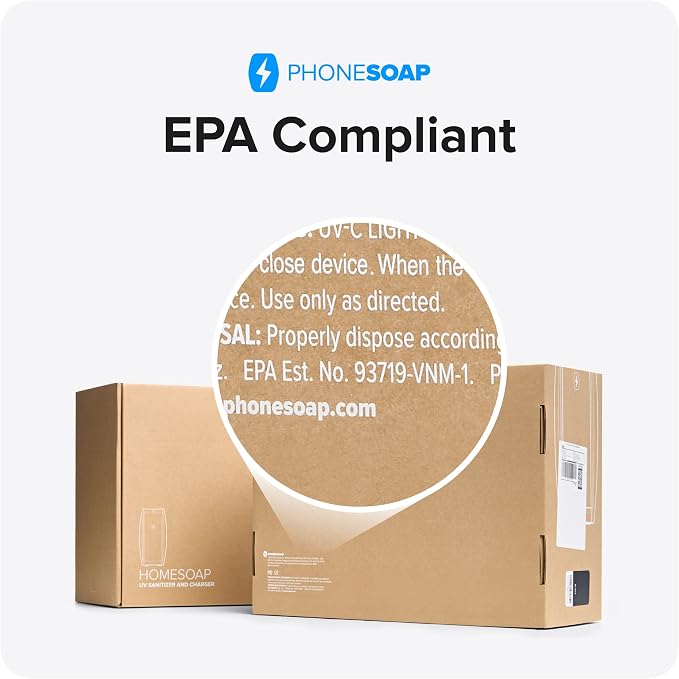 PhoneSoap XL UV Llight Sanitizer | 360° UV Sanitizing Box & Charger | Large - Image 5
