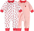 Teach Leanbh Baby 2-Pack Footless Pajamas Cotton Long Sleeve Printing 2 Way by TeachLeanbh