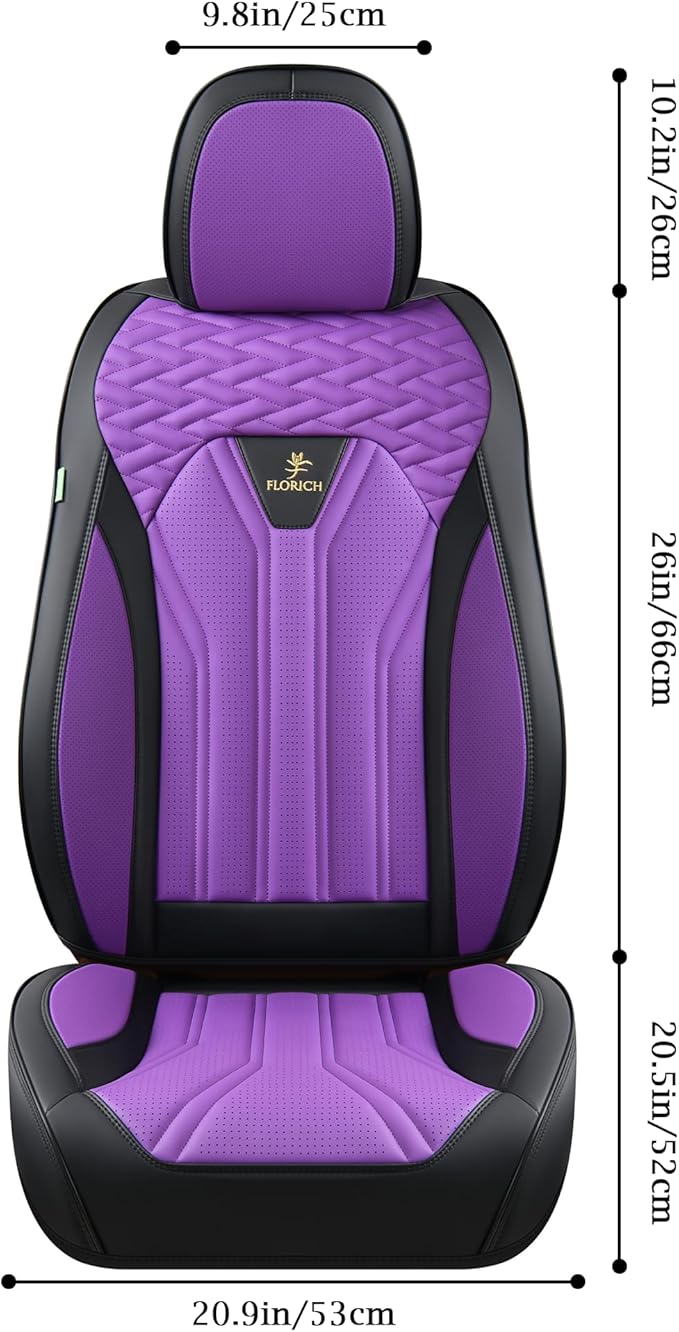FLORICH Automotive Seat Covers, Seat Covers Full Set, Car Seat Protectors 5 - Image 3