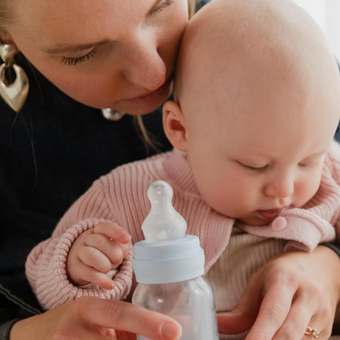 BIBS Baby Bottle 5 oz / 150 ml Silicone Nipple - Image 6