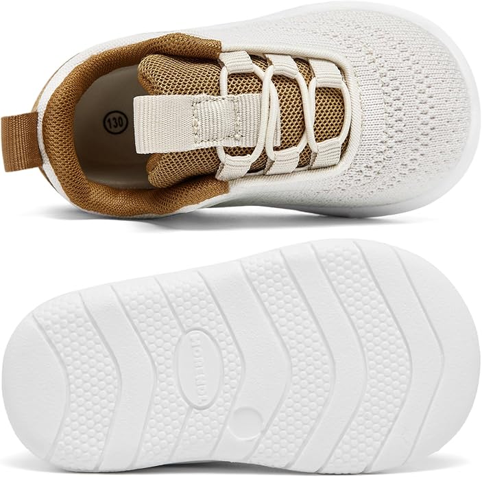 MORENDL Toddler Slip On Sneakers Baby Walking Shoes Non-Slip Breathable Unisex - Image 4