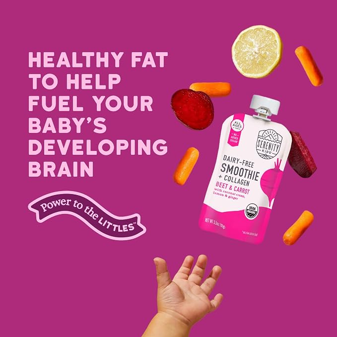 Serenity Kids 6+ Months Organic Baby Food Smoothie Pouch - Image 5