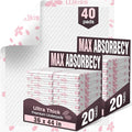 MKISS Heavy Duty Incontinence Underpads, Tear-Resistant Chucks Pads by MKISS