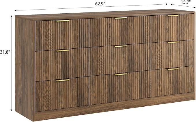 9 Drawer Dresser for Bedroom - Image 2