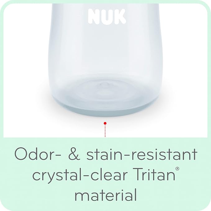 NUK Large Learner Tritan Cup, 10 oz, 8+ Months – BPA Free, Spill Proof Sippy Cup - Image 6