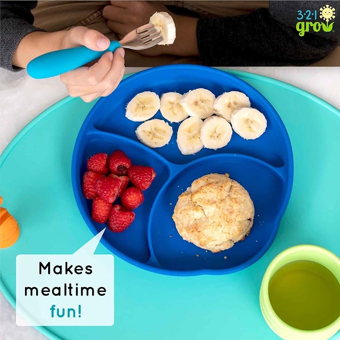 Silicone Easy Scoop & Hold Plate Set - Image 7