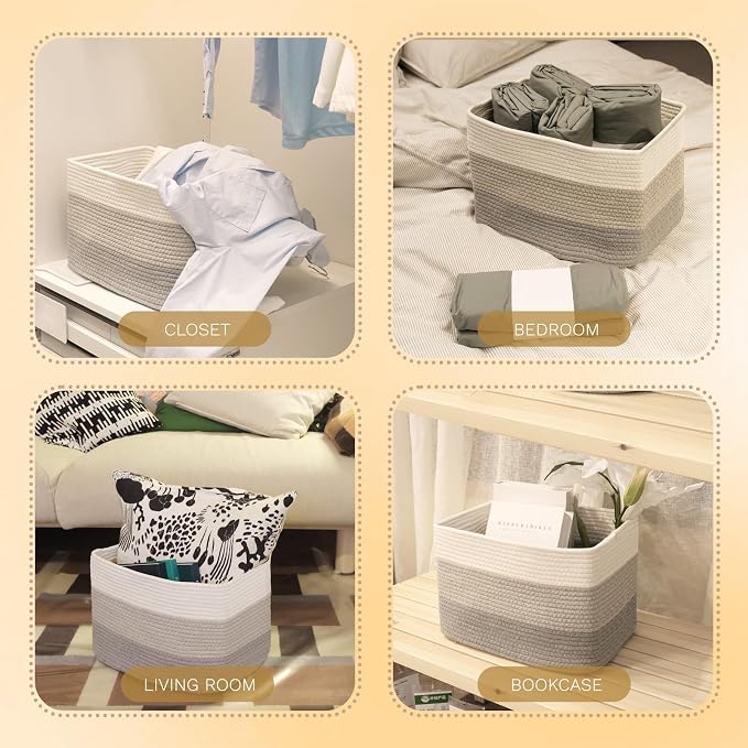 Hopegiver 3 Pack Storage Baskets - Image 7
