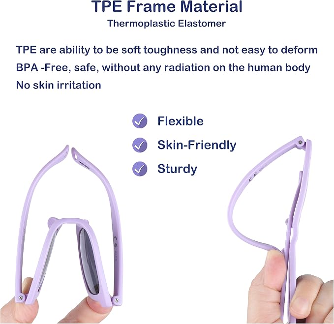 COCOSAND Flexible Baby Sunglasses - Image 3