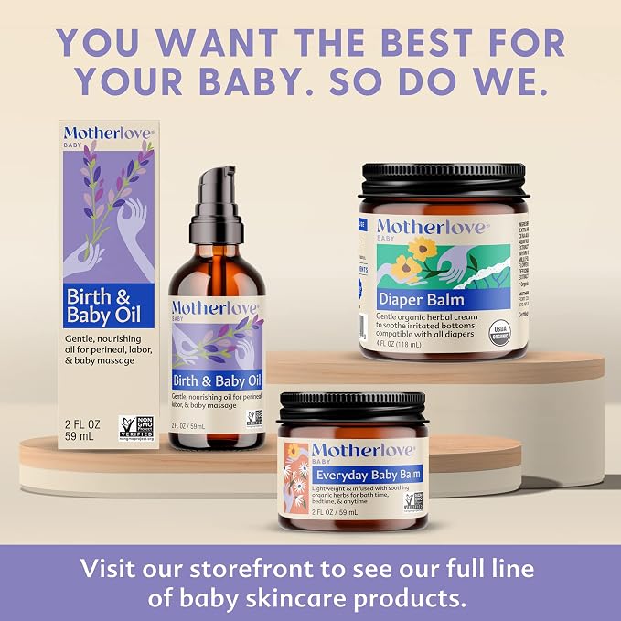 Motherlove Diaper Balm Organic Herbal Diaper Rash Cream—Cloth diaper Safe - Image 5