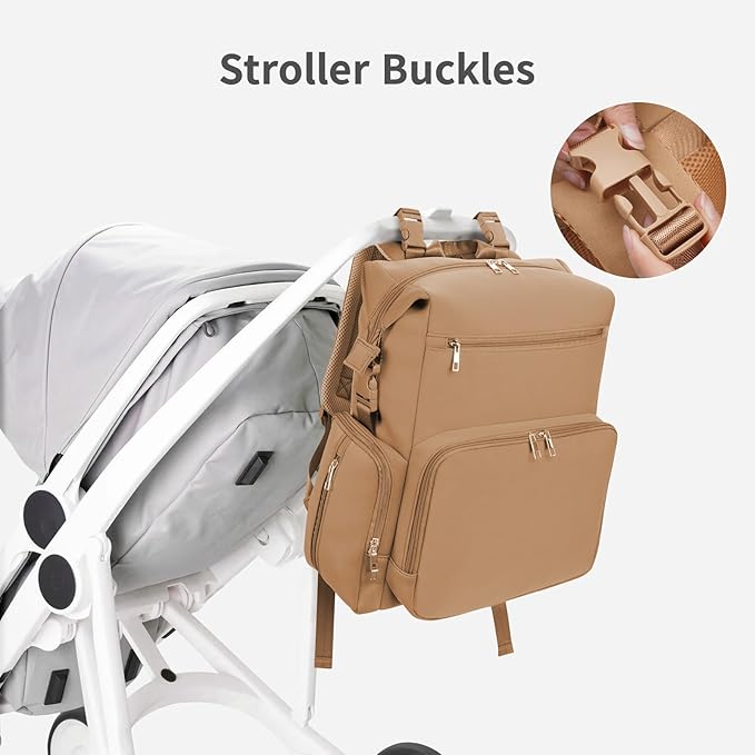 CEI-CEI Neoprene Diaper Bag Backpack Large Newborn Baby Maternity Bags - Image 7
