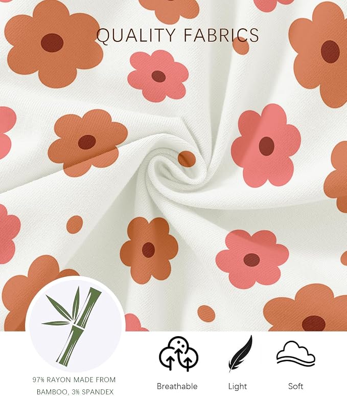 Jimonda Baby Girls Boys Footed Pajamas, Rayon From Bamboo, 2 Way Zipper Long - Image 2
