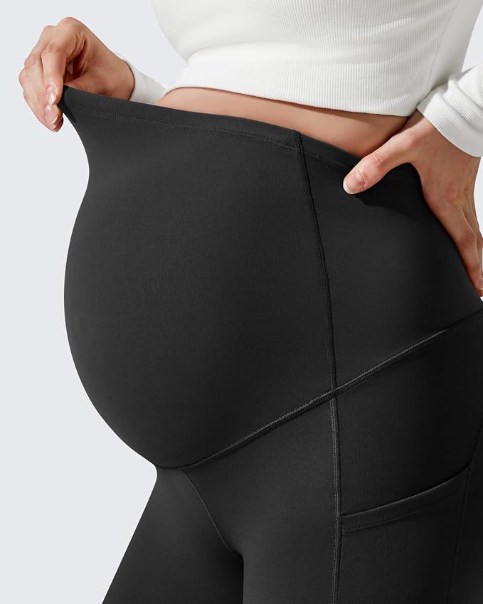 G4Free Barefeel Fleece Lined Maternity Leggings - Image 3