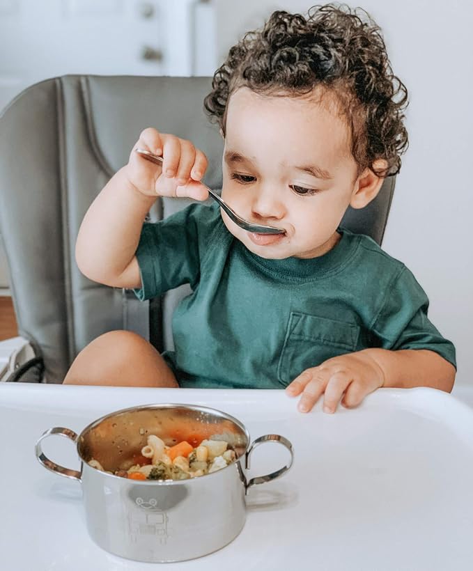 Children's Premium Stainless Steel Dinnerware Set |1 Bowl - Image 7