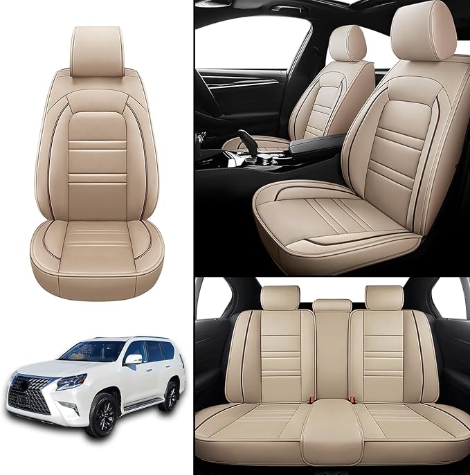 Car Seat Cover for Lexus Car gx460 2010-2023 | 5-Seats Leather Seat Covers - Image 2