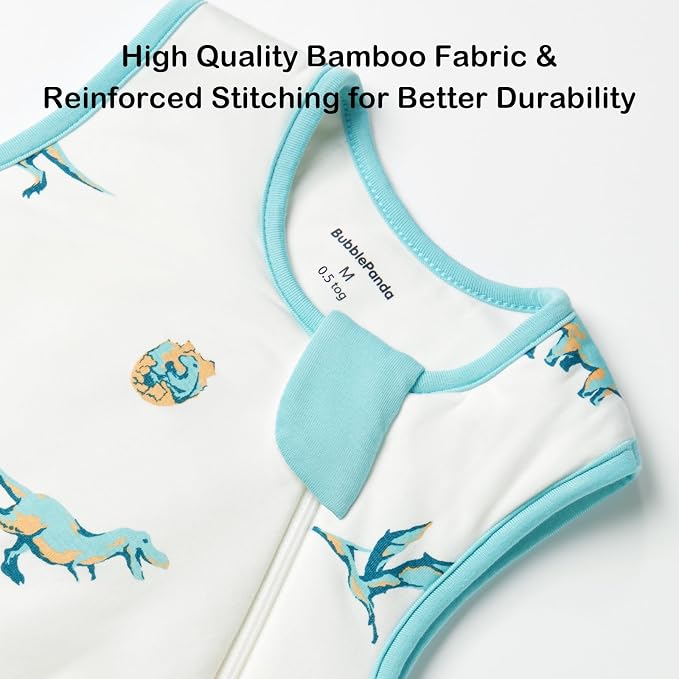 BubblePanda Rayon Made from Bamboo Sleep Sack 12-18 Months 0.5 Tog Soft - Image 5