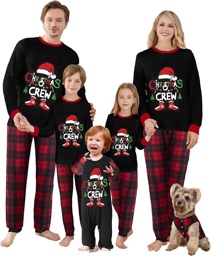 Awoscut Family Christmas Pajamas Matching Pajamas by Awoscut