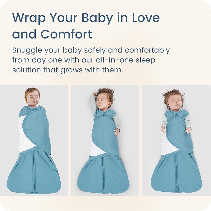 Newborns Swaddle Sleep Sack 0–3 Months, 1.0 TOG Baby Blanket - Image 3