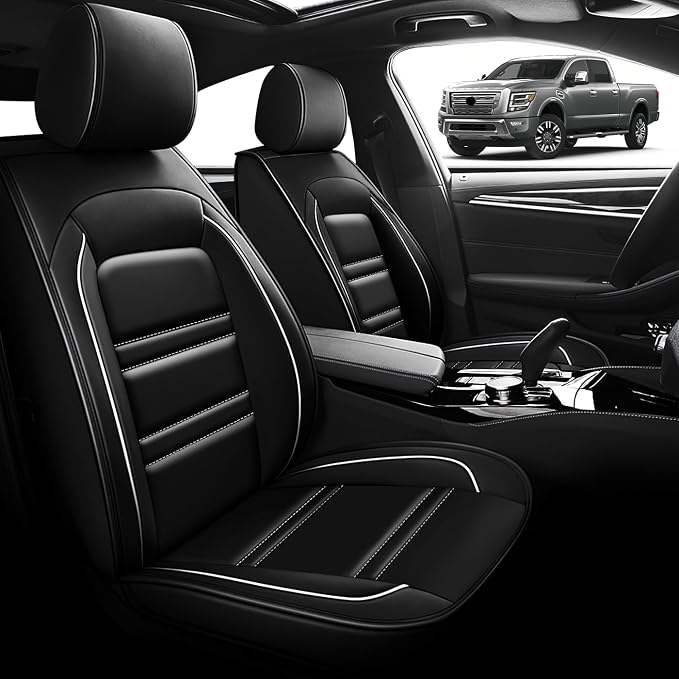 Seat Cover for Nissan Car Titan 2004-2024 | Car Seat Covers Front Seats - Image 2