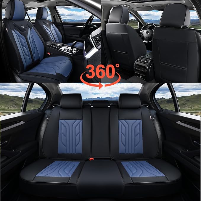 Coverado Car Seat Covers Full Set, Automotive Seat Covers Car Seat Protector - Image 8