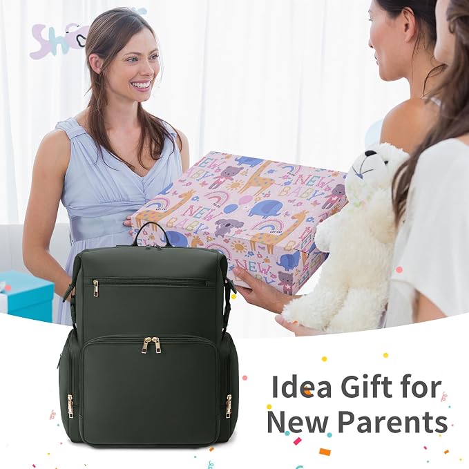CEI-CEI Neoprene Diaper Bag Backpack Large Newborn Baby Maternity Bags - Image 9