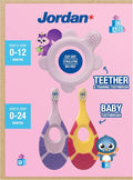 Jordan* ® | Step 0 Teether & Training Toothbrush | BPA-Free, 2-in-1 Teething & by Jordan