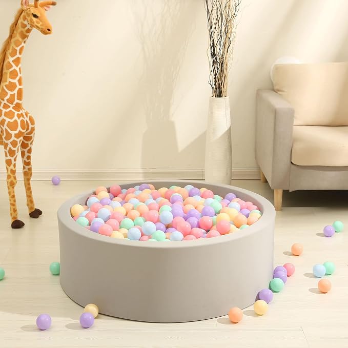 GOGOSO Ball Pits Balls for Toddlers Pack of 50 100 200 Plastics Shape Ball - Image 5