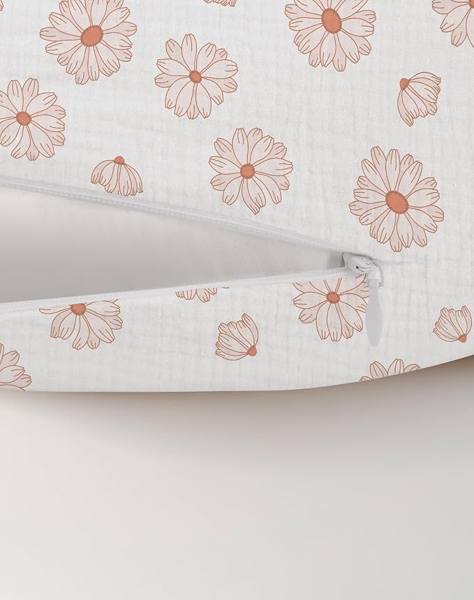 Nursing Pillow Covers, Muslin Nursing Cover - Image 5