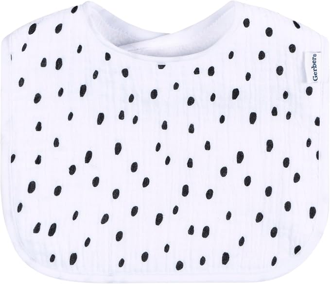 Gerber Unisex Baby Muslin 8 Pack Drooling Bibs - Image 8
