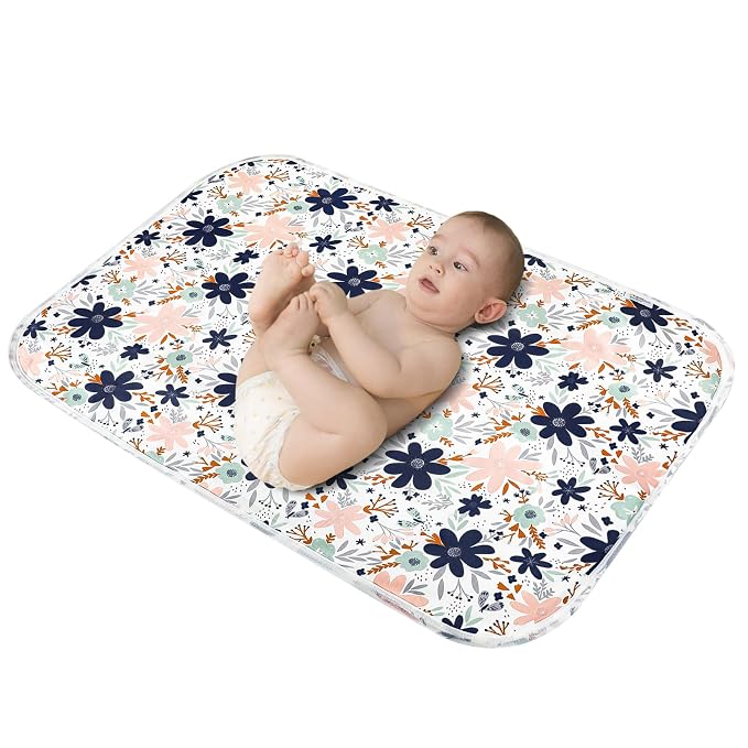 Baby Diaper Changing Pad, 21 5/8" x 31.5" Waterproof Changing Pad Liners by PHOEBUSBABY