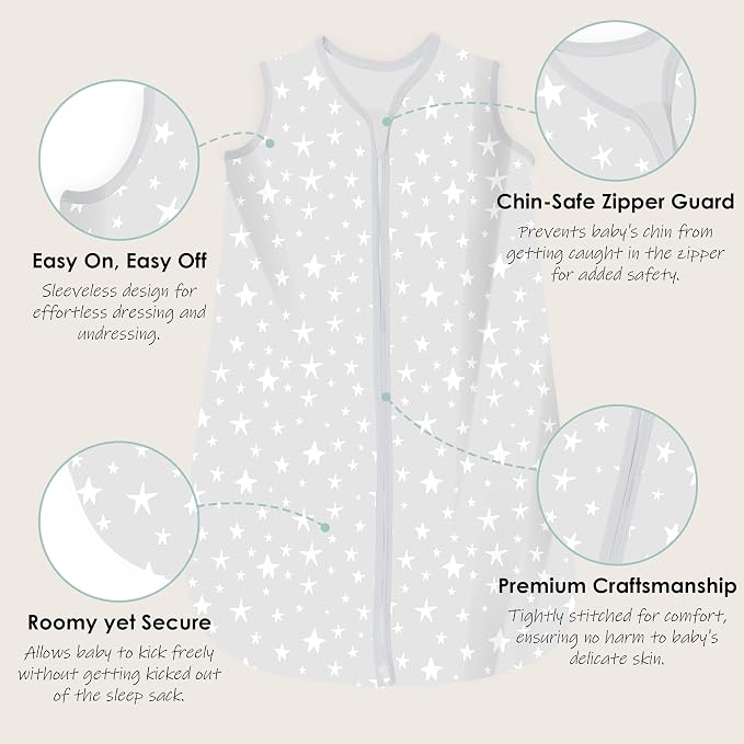 Cute Castle Baby Sleep Sack 0-6 Months - Image 3
