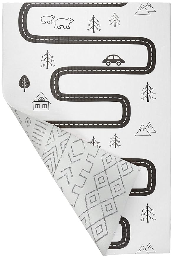 Baby Care Play Mat 82'' x 55'' Original One-Piece Reversible Rollable by Baby+Care+Play+Mat